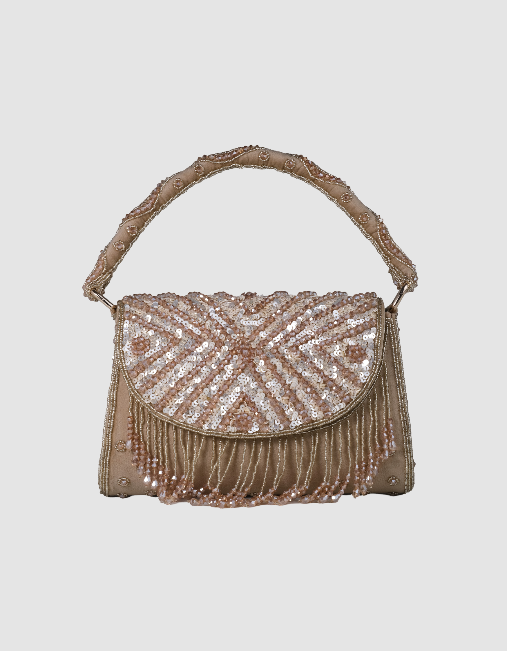 Glimmering Sequin Statement Bag-Stylzaa