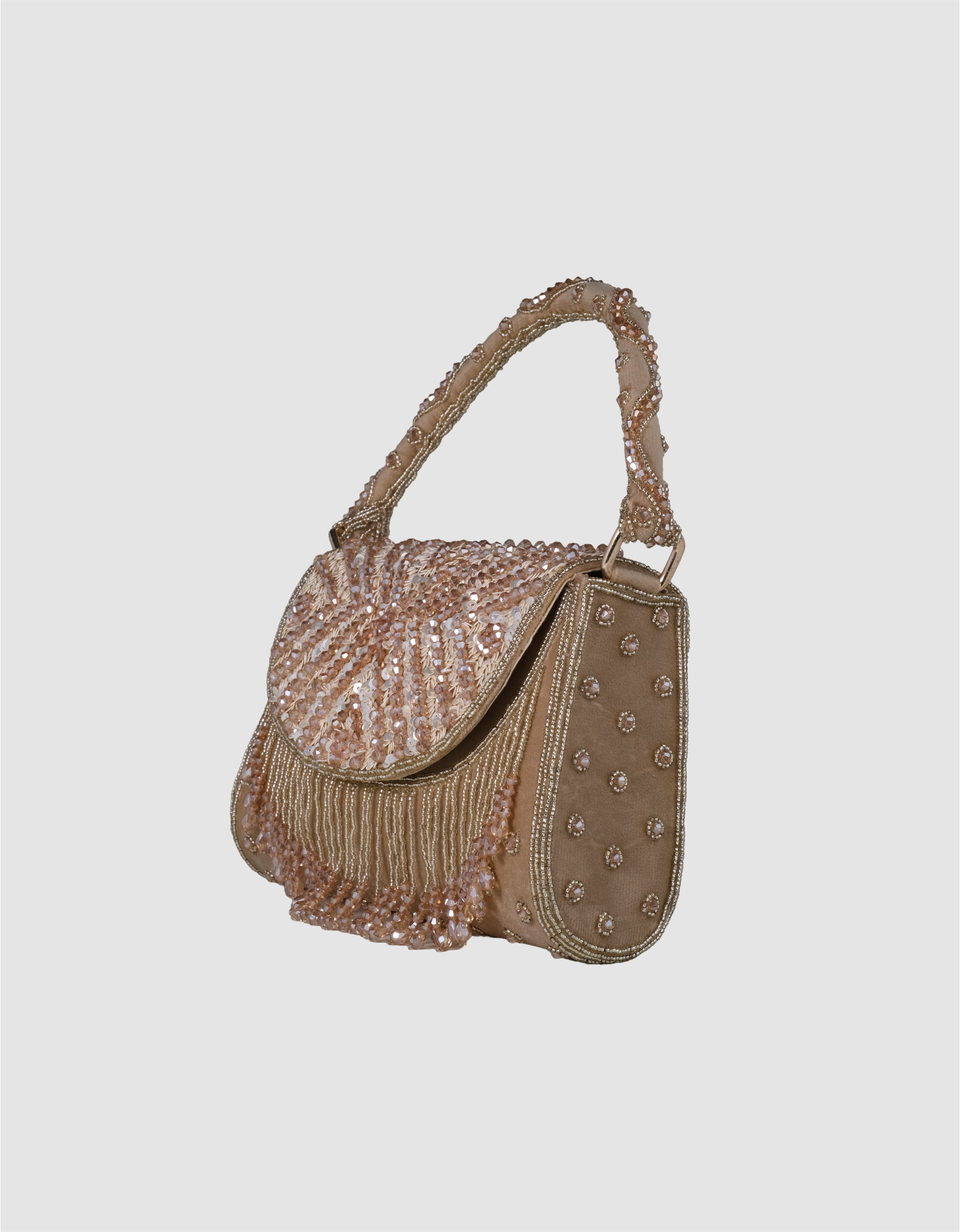 Glimmering Sequin Statement Bag-Stylzaa