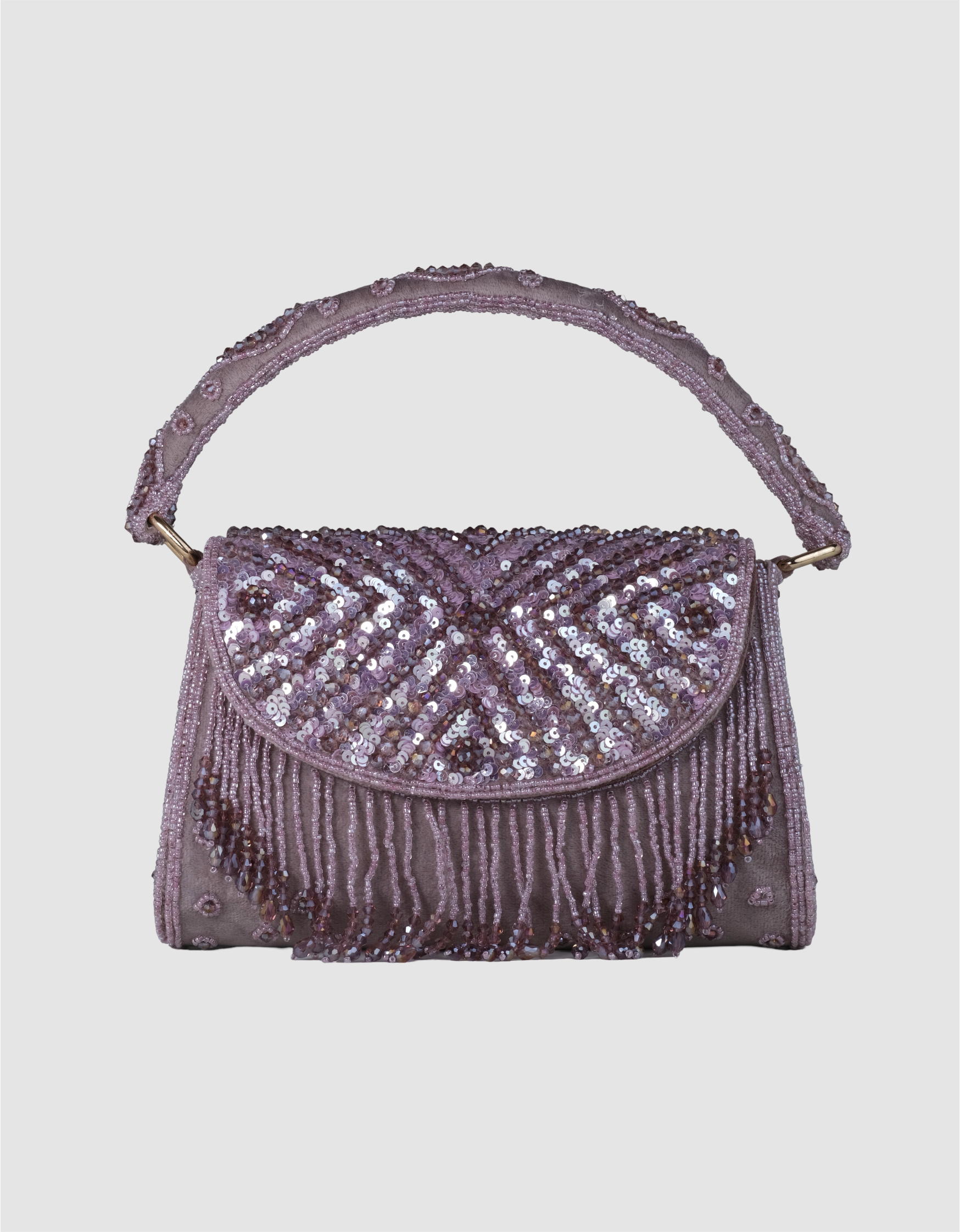 Glimmering Sequin Statement Bag-Stylzaa