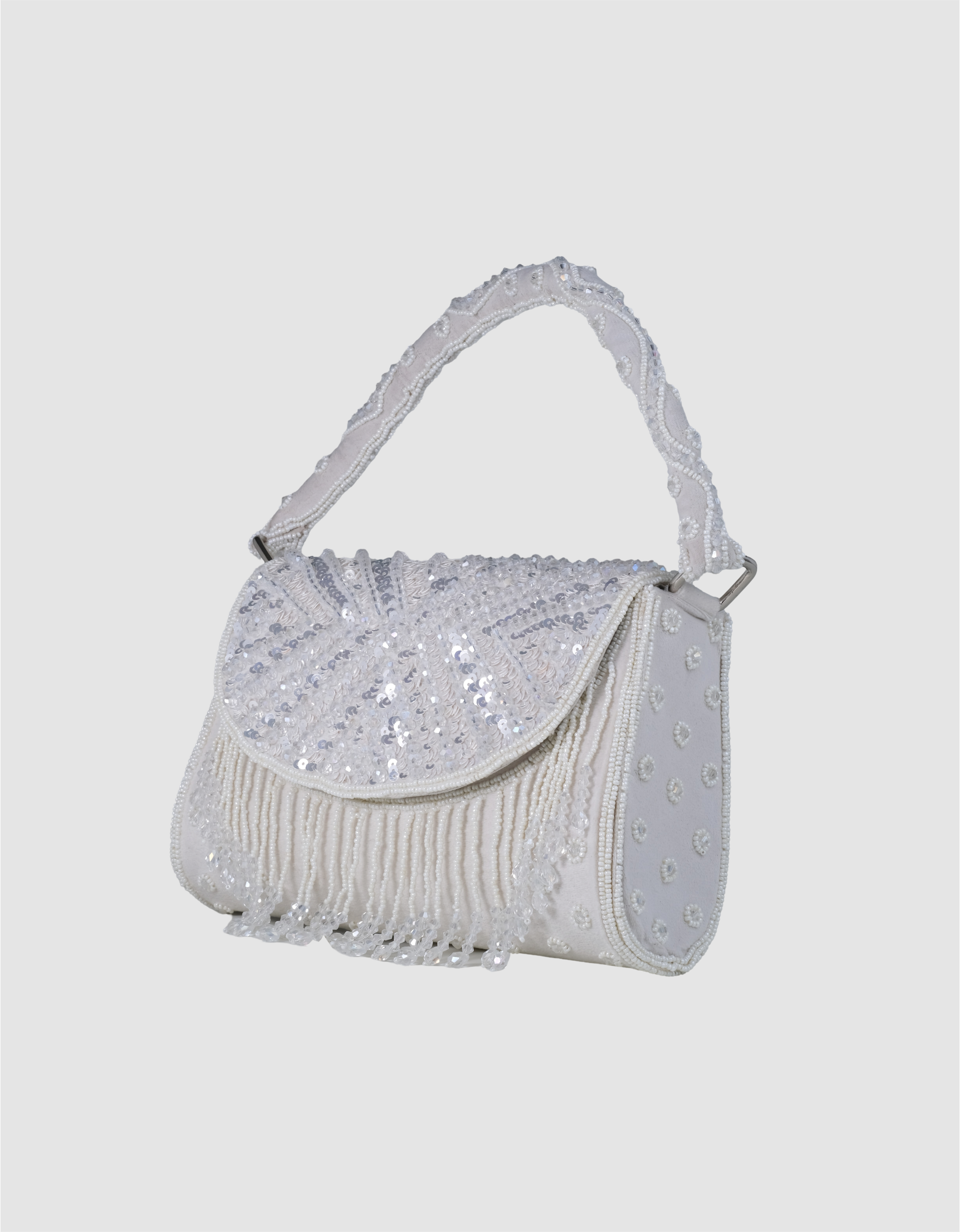 Glimmering Sequin Statement Bag-Stylzaa